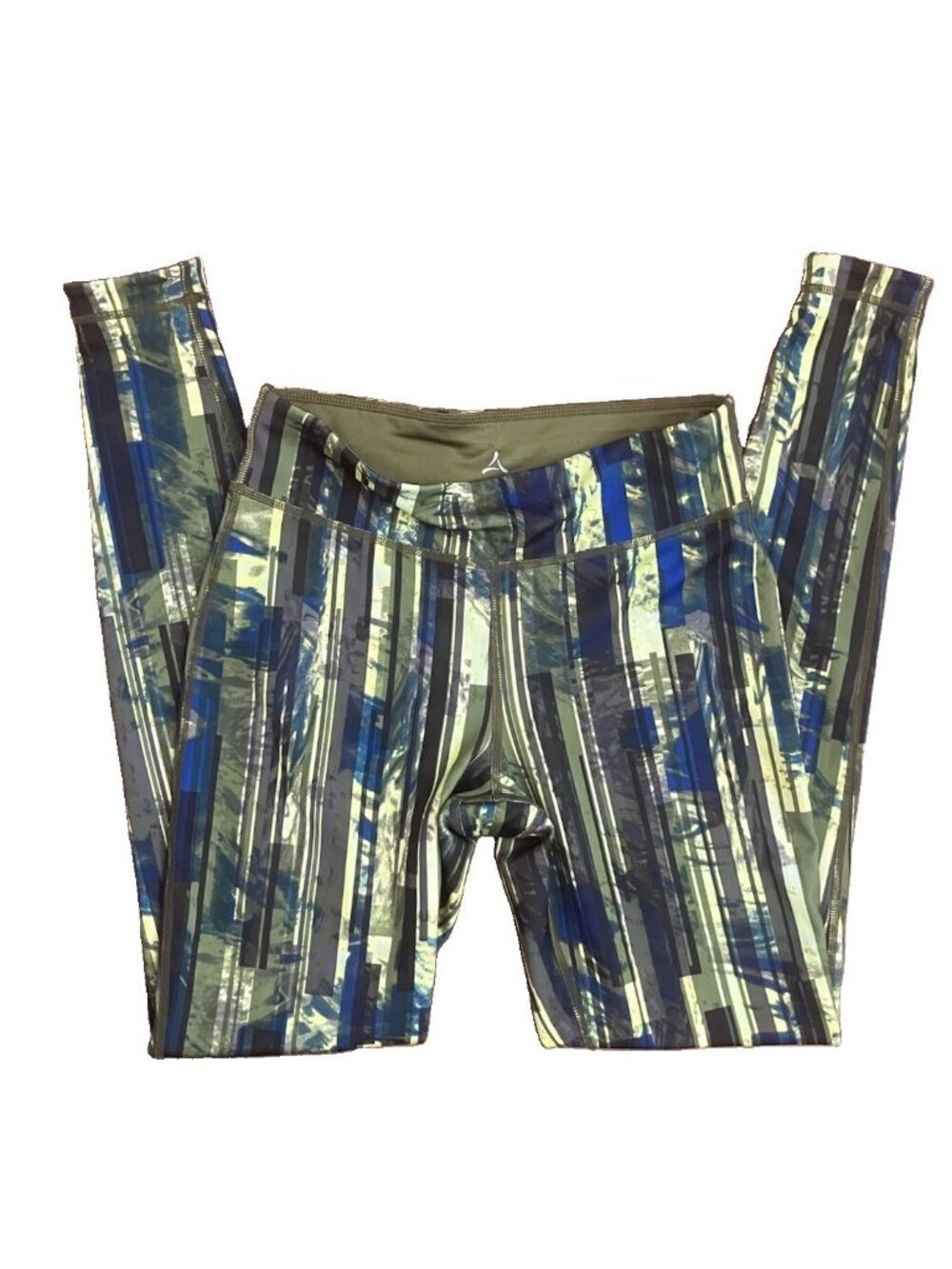 Fabletics Trinity Pocket Capri Leggings Size XXS High-waisted Abstract
